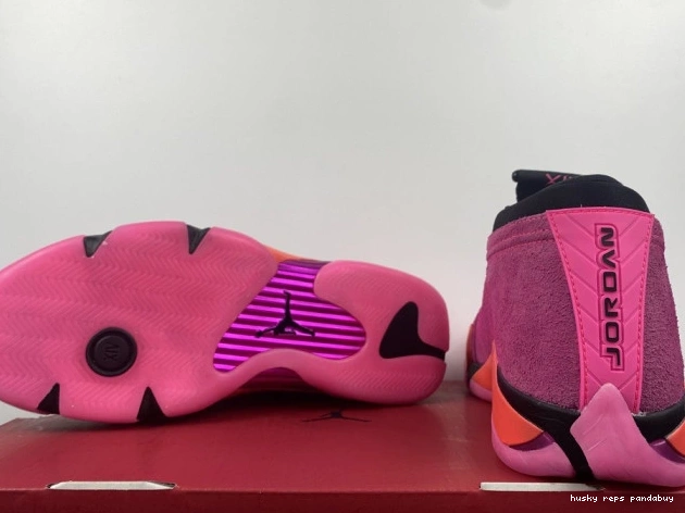 Cheap Husky Jordan Low Pink Shocking 14 (W) DH4121-600 Retro 0704